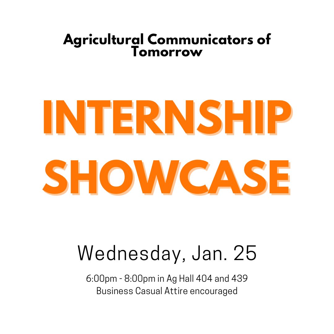 Don’t miss this opportunity to meet with industry professionals! 

Learn more about companies and upcoming internships while making connections (p.s.- there will be cookies 🍪)