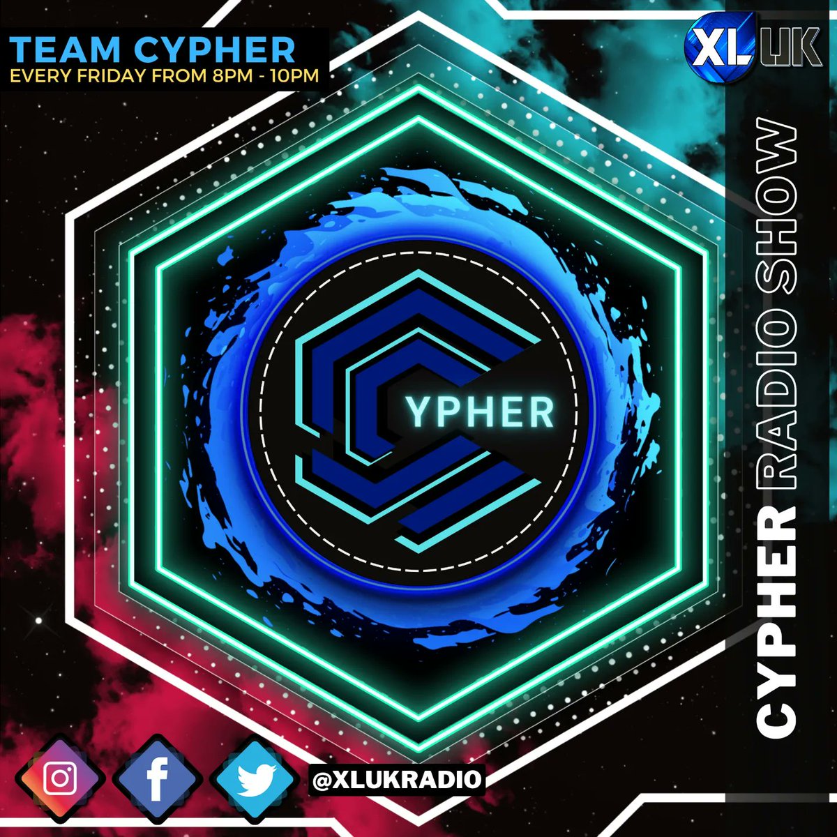 xlukradio's tweet photo. Welcome to your Friday night, which can only mean that it's officially the gateway to the weekend! Tune into Team Cypher as they bring you nothing but hits after hits, including an exclusive playout of @toppschanzo 's newest hot  track for y'all to vibe with 🎶

#xlukradio #topps https://t.co/aSpRiezC8W