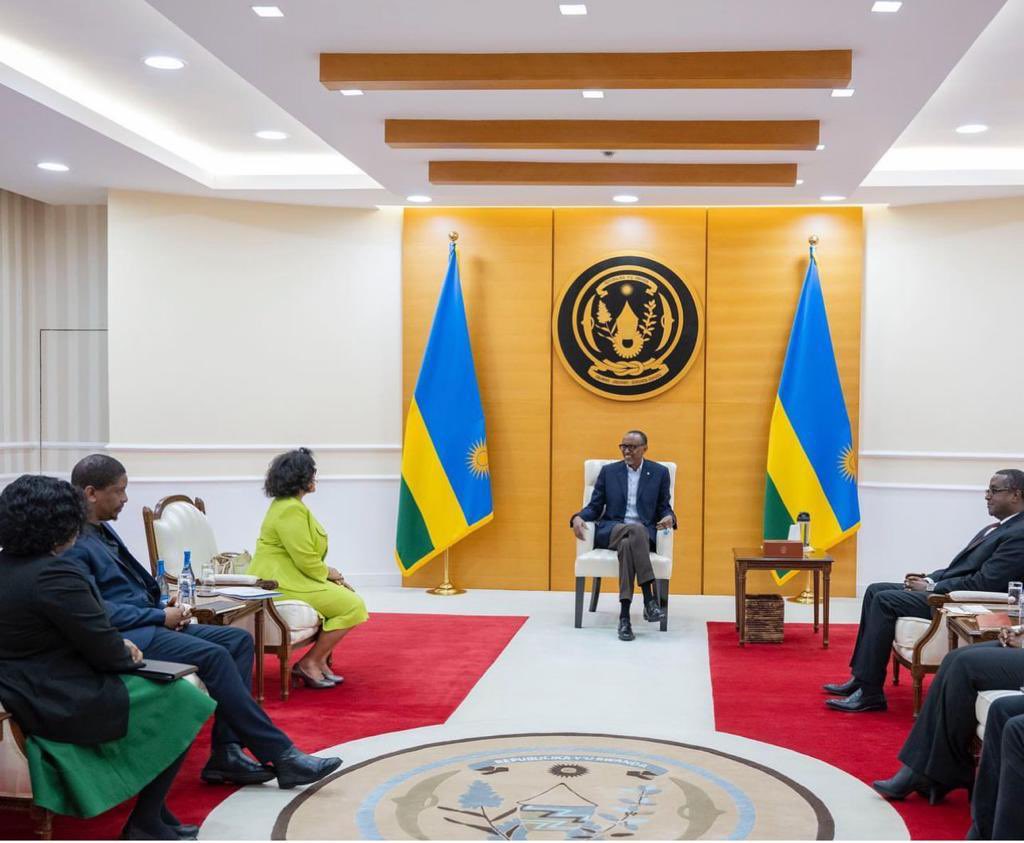 It was an incredible honour &amp; privilege to meet with H.E President <a href="/PaulKagame/">Paul Kagame</a> <a href="/UrugwiroVillage/">Presidency | Rwanda</a> this afternoon. His distinguished leadership of the <a href="/_AfricanUnion/">African Union</a> Heads of State &amp; Government Orientation Committee HSGOC has greatly advanced the work of <a href="/NEPAD_Agency/">AUDA-NEPAD</a> &amp; #Agenda2063