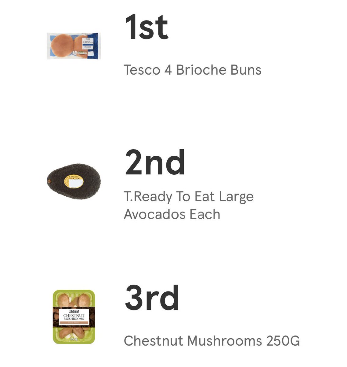 My Tesco wrapped telling me why I haven’t been able to buy a property in London 🥑