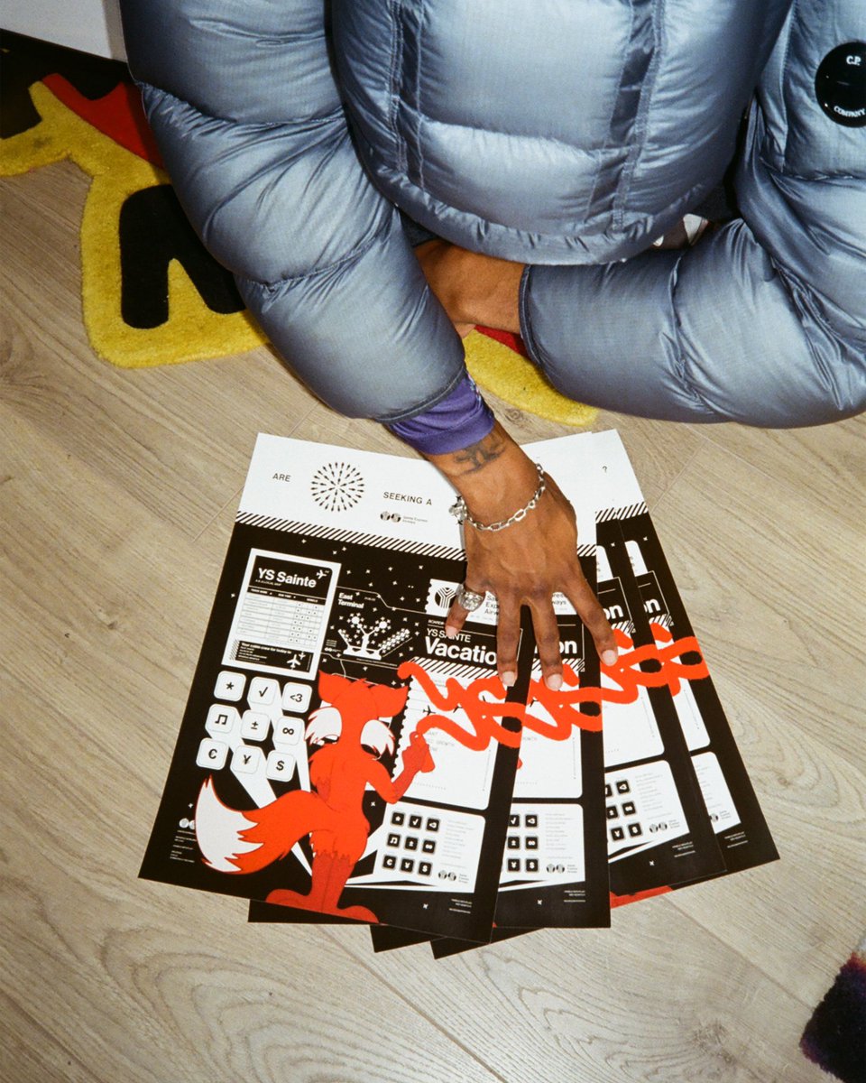 infantileeeee's tweet photo. YS SAINTÉ X INFANTILE POSTER. 
OUT NOW. 

£14.99. 
https://t.co/XmE1Uuq9VX - GOOD LUCK 🍼🦊 https://t.co/KhwHMJGF0E