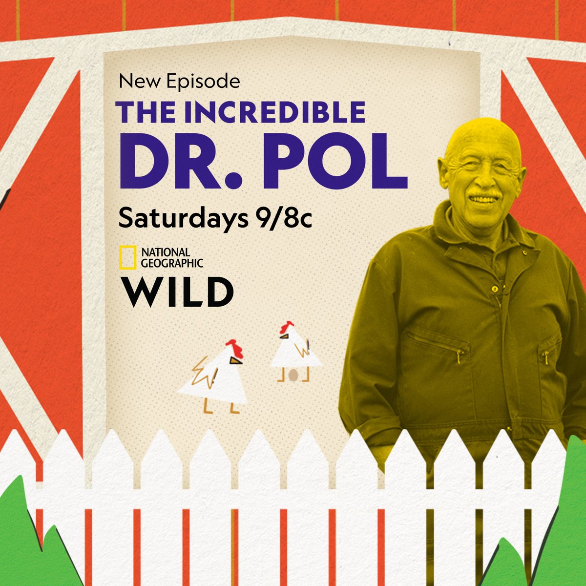 DrPol's tweet photo. Same time, same place, every Saturday 🐔 See you there 👋 #DrPol https://t.co/1v1kSlcsN0