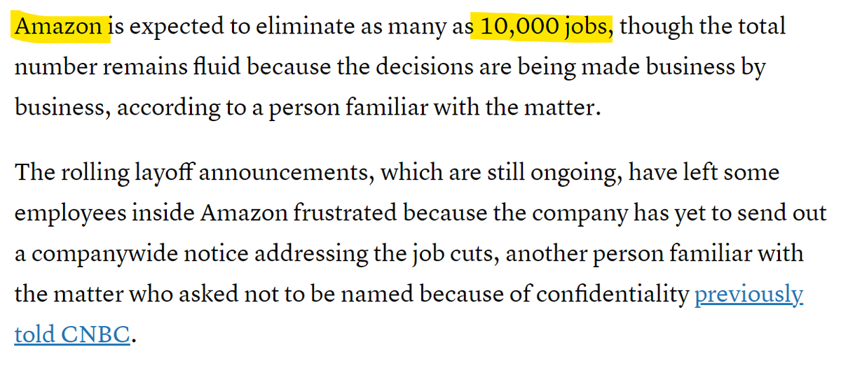 3rd_abraham's tweet photo. The culling is underway. #BigCorps pink slipping 10s of thousands of employees while #JoeBack claims times are great.
Here's just a few🔻 https://t.co/d9D9YkOztY