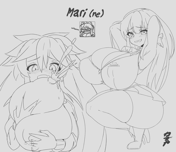 hey look, some mari nes I sketched 