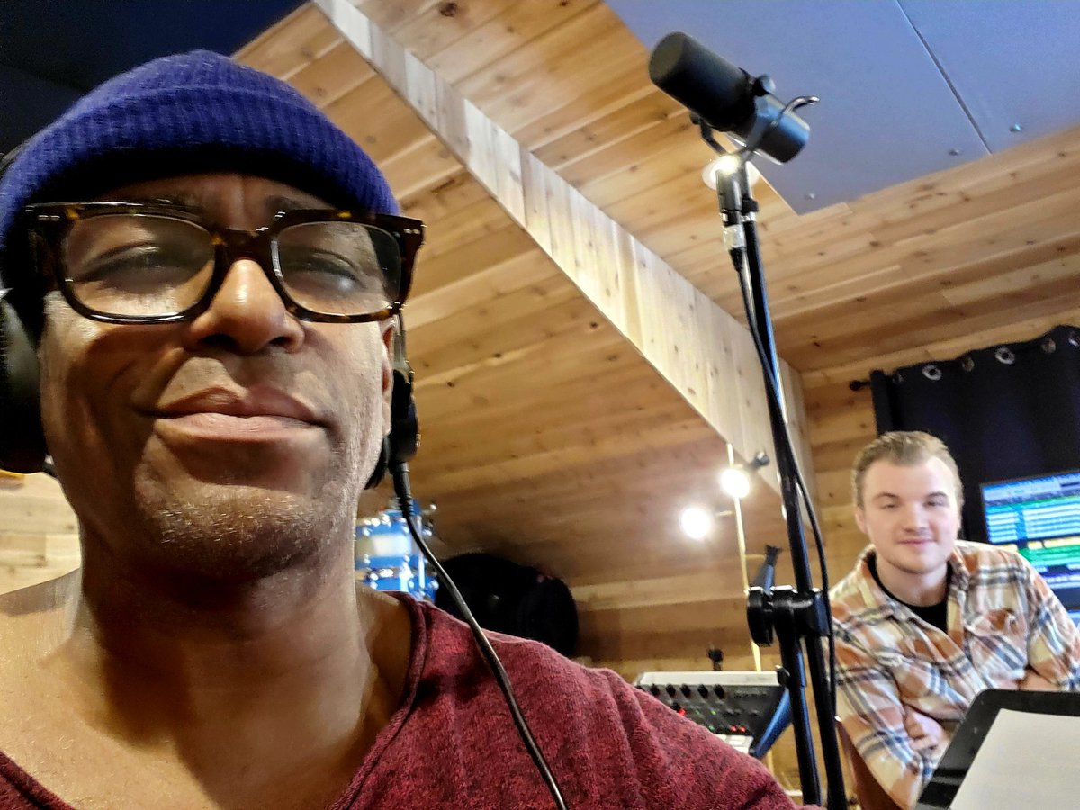 thejuicevox's tweet image. Hangin' out with young Ike Levy in the studio. This kid is superbad! #SessionWork #StudioLife #music #singer