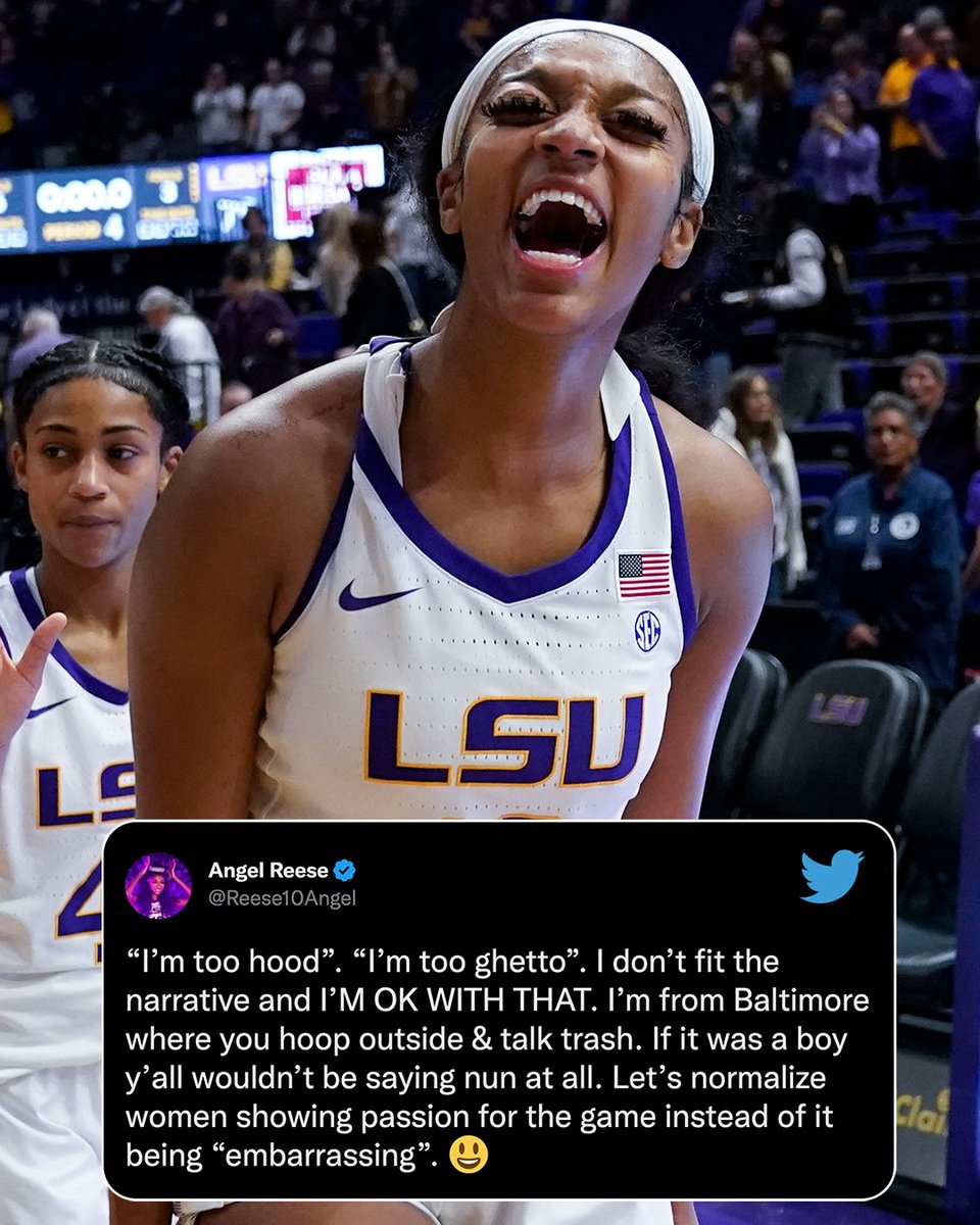 Powerful words from <a href="/Reese10Angel/">Angel Reese</a> 👏