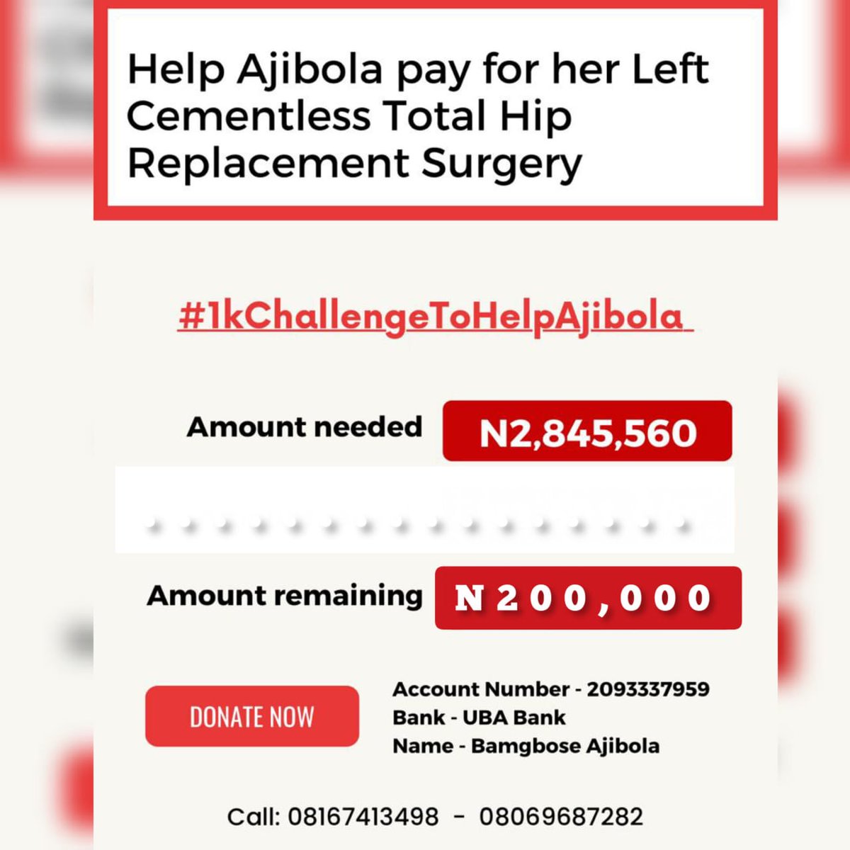conflict_chick's tweet photo. Without your various donations this won't be realized, we sincerely appreciate every hand that has donated, will soon donate, and still donating. We pray our pockets will not go dry.

No amount donated is small and will be taken for granted.

2093337959 UBA Bamgbose Ajibola https://t.co/PgZ25HAyJD