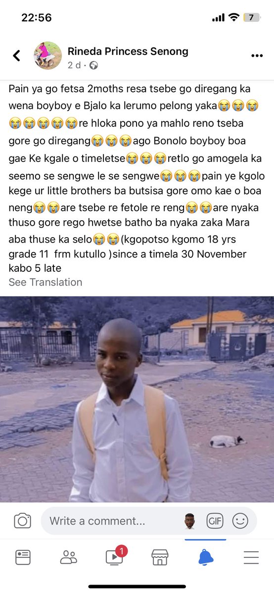 Thabiso_T_'s tweet photo. @AdvoBarryRoux These boy has been missing for 2months now. Please help the family find him https://t.co/2FI4yceosP