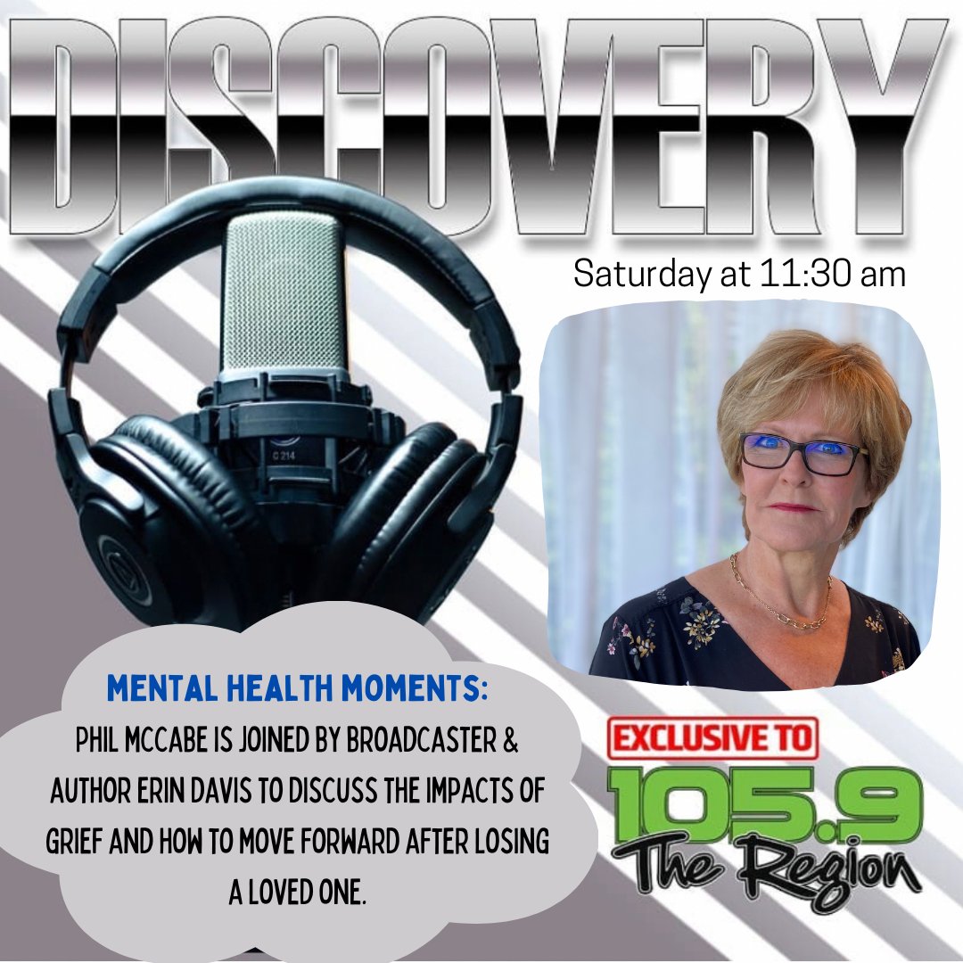 We are honoured to have the one &amp; only @erindavis join our <a href="/philipmc13/">Fix-it Phil</a>'s Mental Health Moments #podcast this weekend. Tune in Saturday at 11:30am or stream anytime after broadcast on our website or your favourite streaming platform.