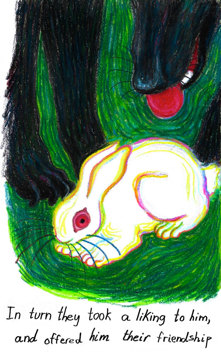 Ink_the_artist_'s tweet image. Rabbits 
(1/2)