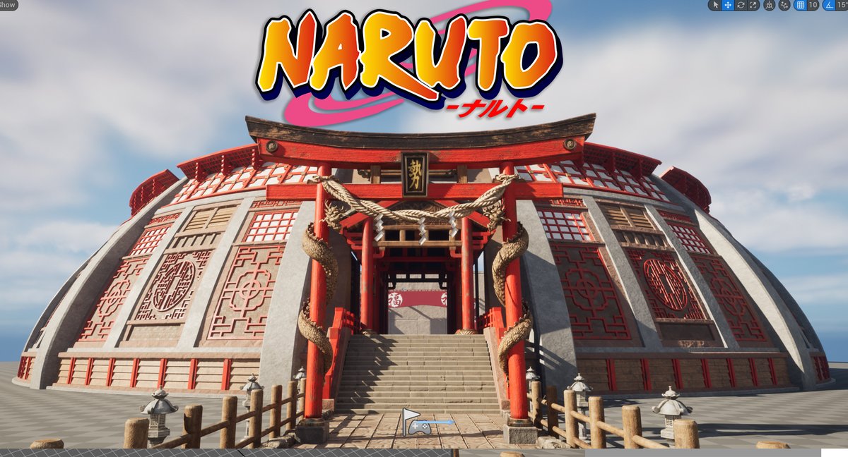 GameDevRepublic's tweet photo. WIP 3d Naruto Chunin Exam Stadium in the style of For Honor made with #UnrealEngine  #Maya, #ZBrush, and #Blender3d.

#NARUTO #madewithunreal #UnrealEngine5  #BORUTO #3dart #narutofanart #NarutoShippuden #3dmodeling #gamedev  #ForHonor #blender #3D  #gamedev #indiedev https://t.co/2q8xQmbKFR