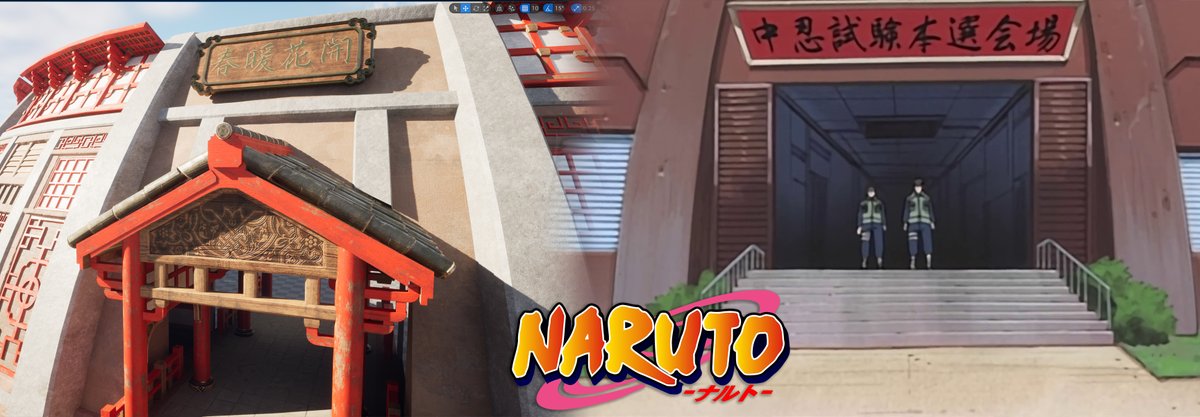 GameDevRepublic's tweet photo. WIP 3d Naruto Chunin Exam Stadium in the style of For Honor made with #UnrealEngine  #Maya, #ZBrush, and #Blender3d.

#NARUTO #madewithunreal #UnrealEngine5  #BORUTO #3dart #narutofanart #NarutoShippuden #3dmodeling #gamedev  #ForHonor #blender #3D  #gamedev #indiedev https://t.co/2q8xQmbKFR