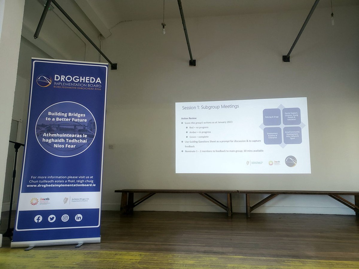 Honored to be a guest at the <a href="/DroghedaB/">Drogheda Implementation Board</a> Structures Meeting today. Had the opportunity to connect with members of their community working towards a safer, sustainable and prosperous Drogheda.
#Inspired #BuildingCommunityResilience
#collaboration #innovation