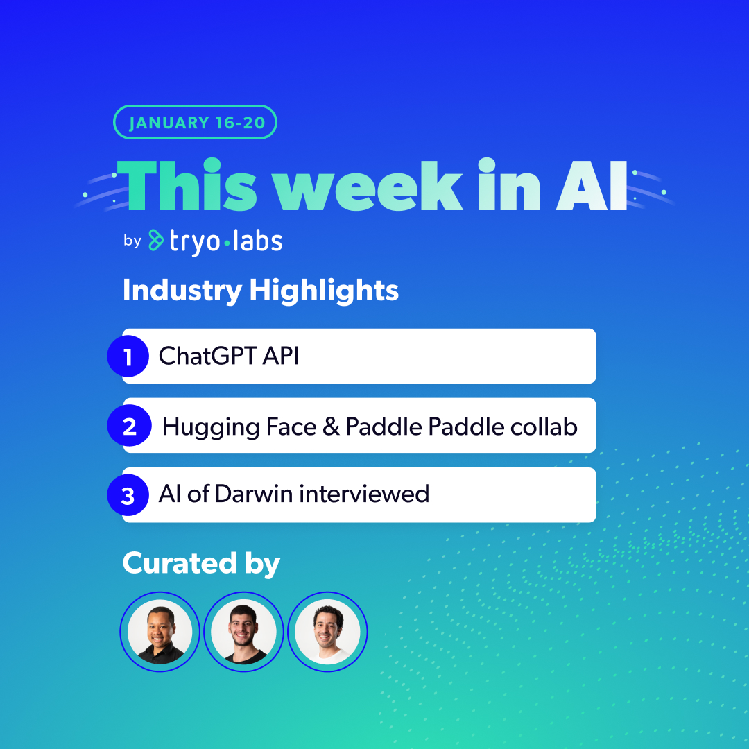 1) This week in #AI by Tryolabs: our curated list of the most impressive and highlighted content in AI.

#ThisWeekInAIbyTryolabs
📆 2023 | Jan 16 -  20 🧵