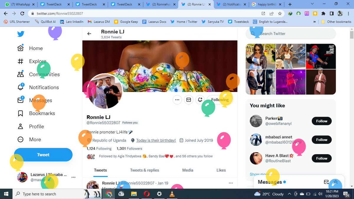 ljaddicts's tweet image. Wishing you all the happiness, joy, and blessings the world can offer on your birthday!

Happy Birthday @Ronnie55022807 wa @LydiahJazmine !!

#LJAddicts #LJMusic #LydiaJazmineLive