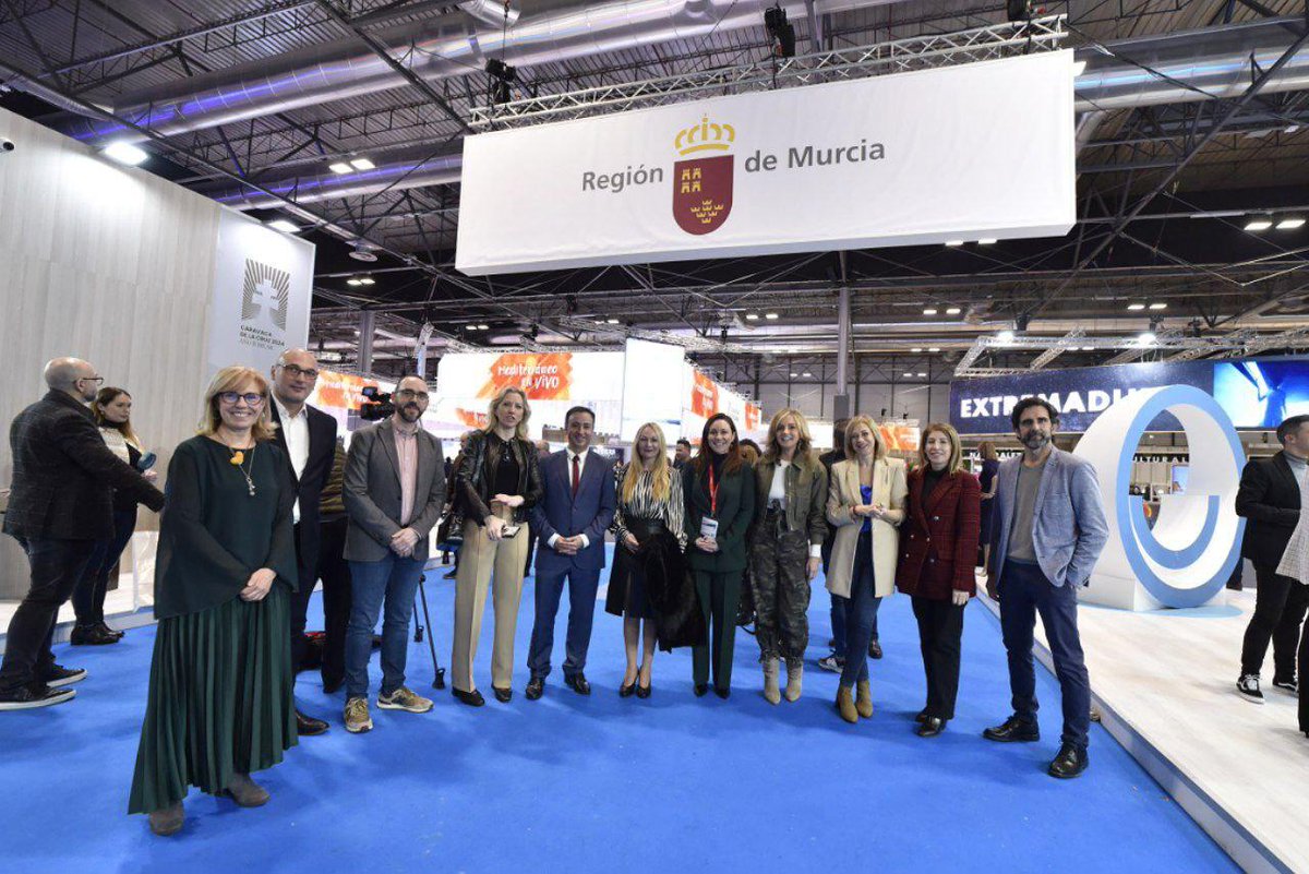 CsRegionMurcia's tweet photo. 💪🏨El #Turismo regional saca músculo en #Fitur2023  de la mano de los concejales de CS de #Murcia, #Lorca, #LasTorresdeCotillas, #Ceutí o #Aledo.

🗣️@MJoseRosOlivoCs "Los concejales de CS realizan una gran labor para potenciar los atractivos turísticos"

https://t.co/4cU0C1TMBy https://t.co/2ikgKz5Utb