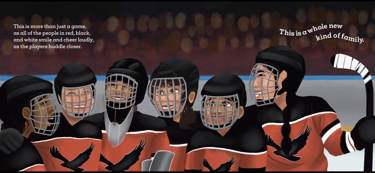 Loved sharing this story with my daughter @JaelRichardson ~ “Mommy, it’s a whole team of girls, just like mine!” Thank you 🙏🏻 The representation of characters was amazing, I hope other little girls are just as happy! Thank you @scotiabank for the digital download #hockeyforall