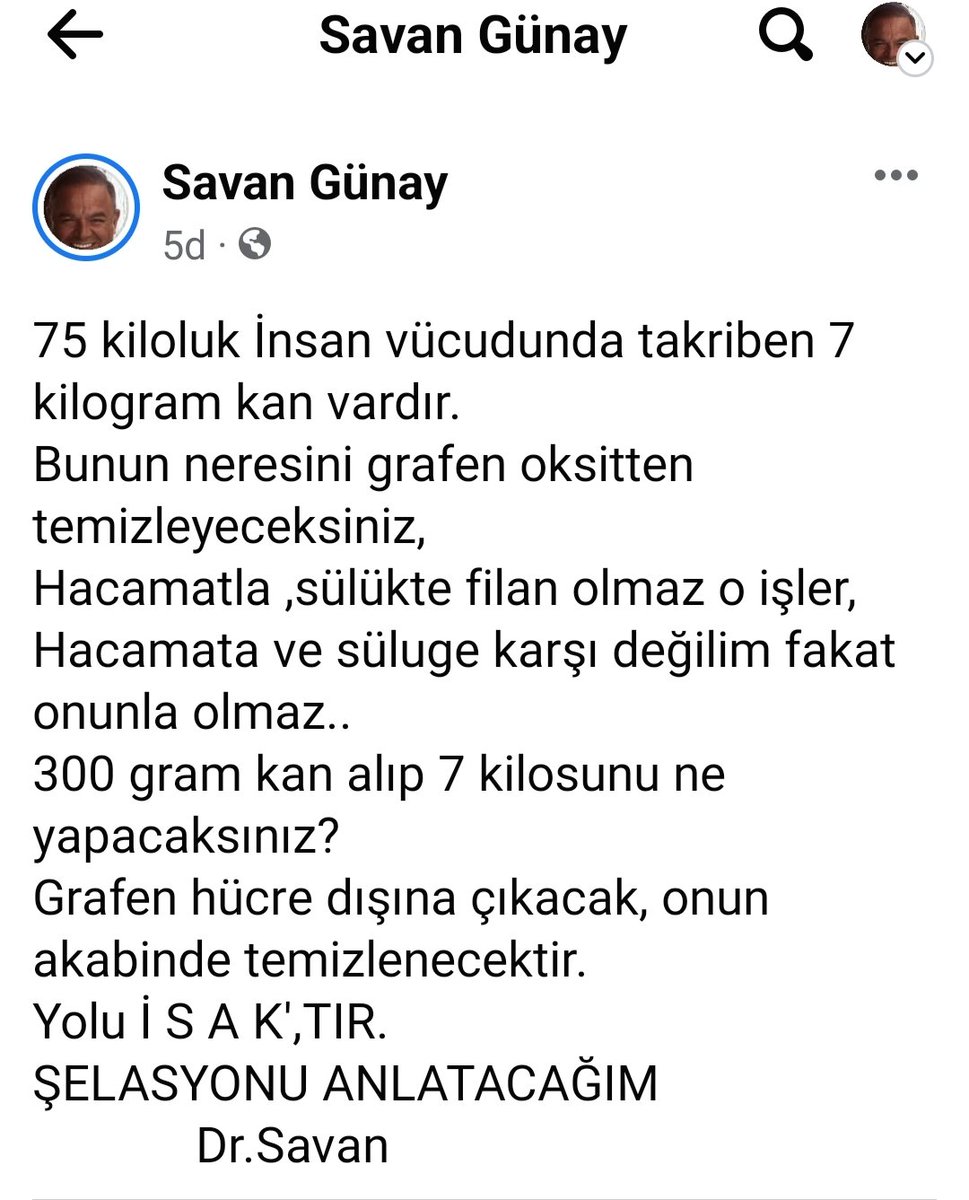 Dr.Savan Günay official tweet media
