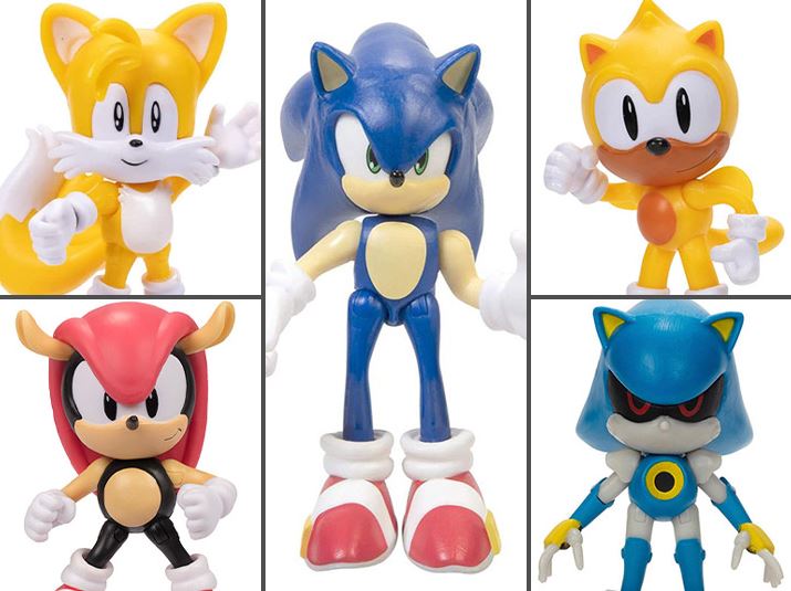 Sonic The Hedgehog 2.5" Figures Wave 9 Set of 5 Figures 29.99 via Big