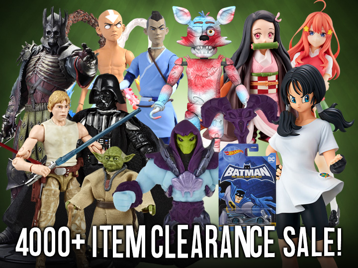 4K+ Items Clearance Sale via Big Bad Toy Store. https//t.co/ZbECNUUp9I