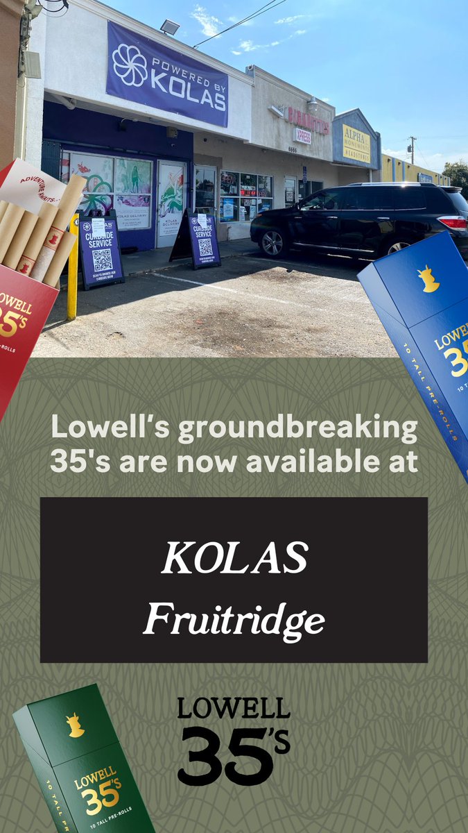 Our friends at KOLAS Fruitridge are currently stocked up with Trailblazer and Mind Safari! 

#RolledSuperior