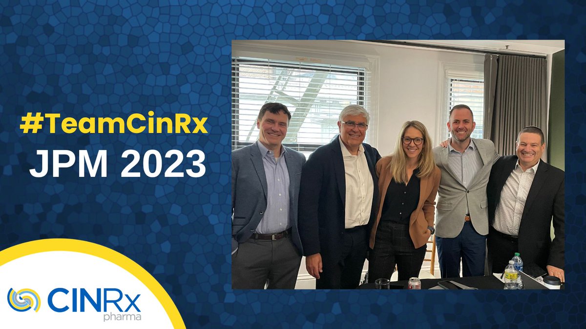 Last week, our team traveled to San Francisco to participate in the JP Morgan Healthcare Conference. It was great to be together building stronger connections across the biotech community to advance our portfolio of #TransformationalMedicines. #JPM23 #CinRxSuperHighway