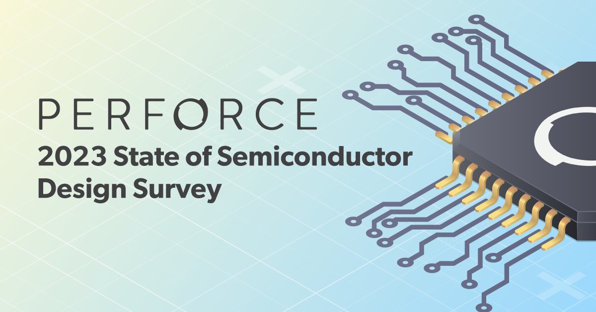 perforce's tweet image. Calling all semiconductor experts! Help us by sharing your thoughts in the 2023 State of Semiconductor Design Survey &amp;gt;&amp;gt; surveymonkey.com/r/GMGV59N 

#Methodics #IPLM #Semiconductor