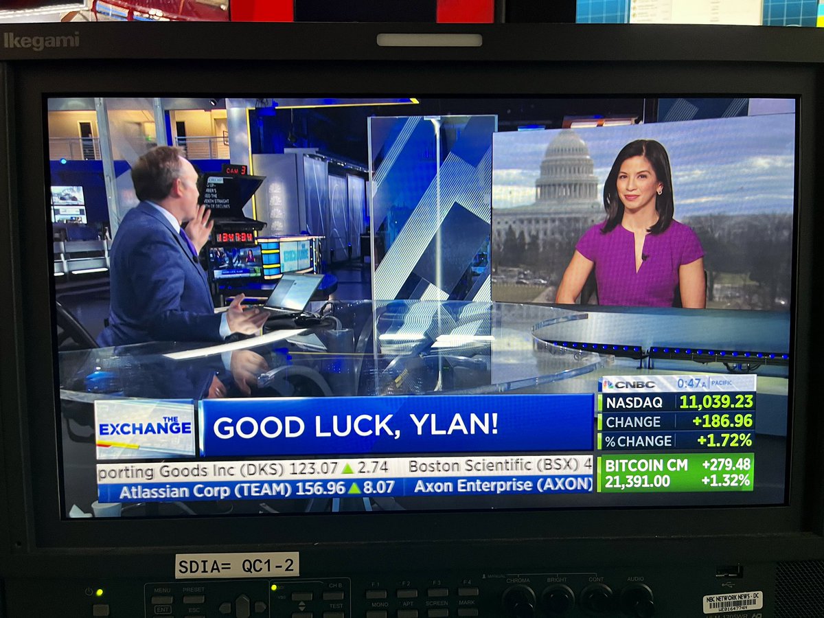 Thank you so much to <a href="/CNBCTheExchange/">The Exchange</a> and <a href="/SullyCNBC/">Brian Sullivan</a> for this unexpected and sweet sendoff. I will miss the <a href="/CNBC/">CNBC</a> family!