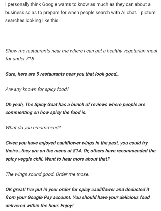 I really enjoyed writing this week's newsletter. 

🟢Thoughts on the December updates after reviewing subscriber sites
🟢Content quality can impact indexing
🟢More thoughts on the HCU and what "SEO content" is
🟢G may add Traffic Drop/Update Info to GSC?
mariehaynes.com/newsletter/epi…