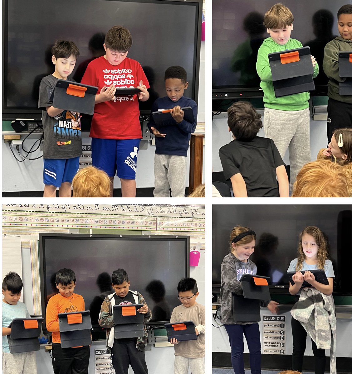 mrsdemieri's tweet photo. The students did an amazing job sharing their plays that they created! What a fun writing piece! I loved their creativity and humor! https://t.co/RHFxfRNjln