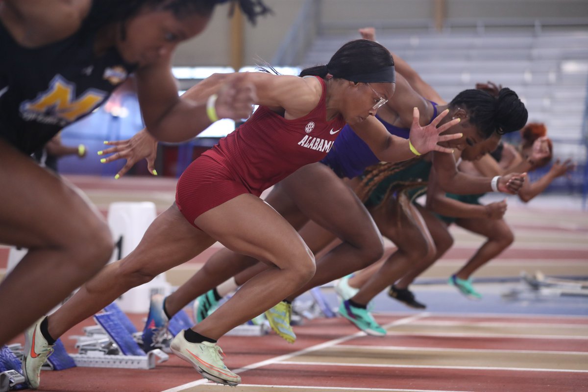 Another event for the Tide, another win!

- Women's 60m Final:

🥇Amari Brown (7.33 | new Samford Invitational meet record AND eighth all-time in the women's program)
🥉Milan Fields (7.47)

#RollTide