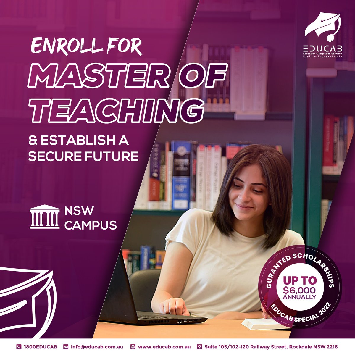 educabaustralia's tweet image. 𝐂𝐚𝐭𝐞𝐫 𝐘𝐨𝐮𝐫 𝐂𝐚𝐫𝐞𝐞𝐫, 𝐚𝐧𝐝 𝐒𝐞𝐜𝐮𝐫𝐞 𝐏𝐑 𝐈𝐧 𝐏𝐫𝐢𝐨𝐫𝐢𝐭𝐲 𝐁𝐚𝐬𝐢𝐬.

Join #MasterofTeaching (primary/secondary or special education) with Scholarships. 

educab.com.au/appointment
📲+61424205426
#educab #education #migration #skillassessment