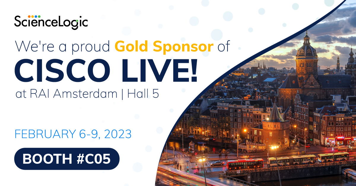 Lminnixwolfe's tweet photo. Meet with a @ScienceLogic representative at booth C05 to learn how to gain full visibility across your #DataCenters &amp; #clouds - including everything #Cisco &amp; more. Click the link to schedule your meeting. #CiscoLiveEMEA https://t.co/LVvyd6XoVg https://t.co/CFNp1NA039