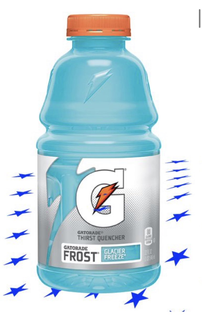Ac7ionMann's tweet photo. Glacier Freeze is the best Gatorade flavor. Tell me I’m wrong. https://t.co/SrLdWnyXj6