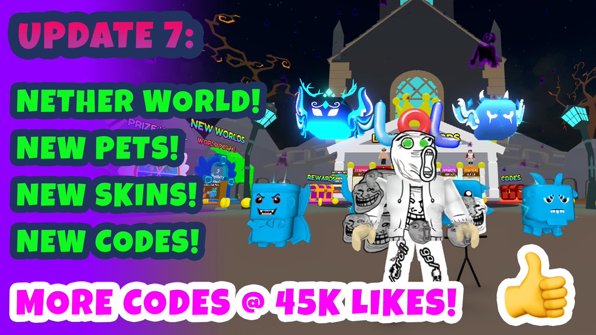 😱This *HALLOWEEN CODE*🍬GIVES FREE HALLOWEEN PETS in Pet Simulator X 