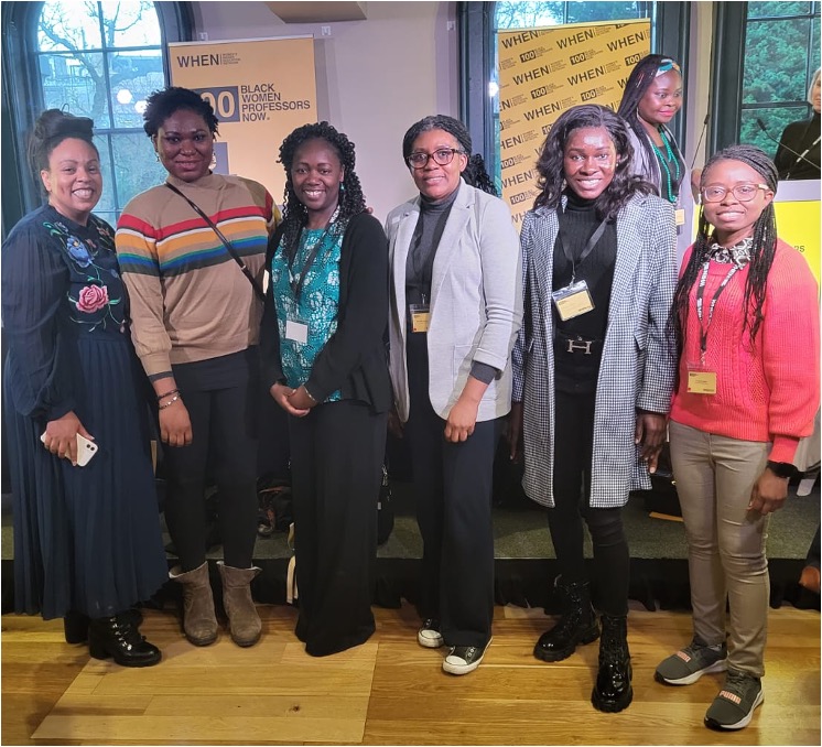 AnnaMHood1's tweet photo. What an amazing day in Leeds!! So excited to begin the @WHENequality 100 Black Women Now Professors Programme 👊🏾
Theme of the day "Black women do not need fixing!!"
#BetheChange
@BlackWomenPhDs 

@OfficialUoM future professors finally finding each other 😀 https://t.co/ImoSf4cAmD