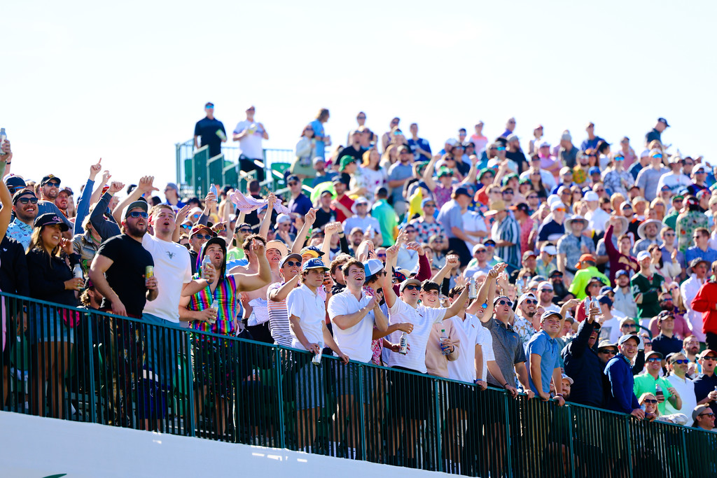 WMPhoenixOpen's tweet photo. Happy #FanFriday from the WM Phoenix Open! Who wants free tickets to #thepeoplesopen? Share this post and tag your squad and we’ll see who’s lucky! https://t.co/YJZ17BMTVM