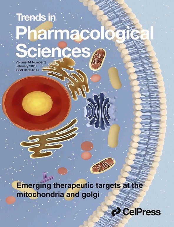 The February 2023 issue cover  of <a href="/TrendsinPharma/">Trends in Pharmacological Sciences</a> 

The cover features Reviews from <a href="/ProfGavathiotis/">Evris Gavathiotis</a> <a href="/EinsteinMed/">Albert Einstein College of Medicine - Official</a>  &amp; Guangyu Wu <a href="/AUG_University/">Augusta University</a> 

cell.com/trends/pharmac…