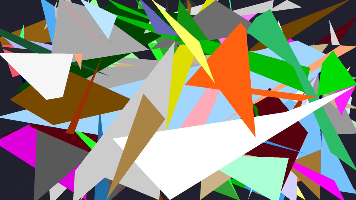 TurtleSpaces's tweet photo. This #logocoding procedure creates a series of randomly-generated shapes, which looks like scraps of construction paper left over after an art project... #csed #stemed #learntocode #kidscoding #k12coding #papert #constructivism #constructionism https://t.co/6P3je3klS1