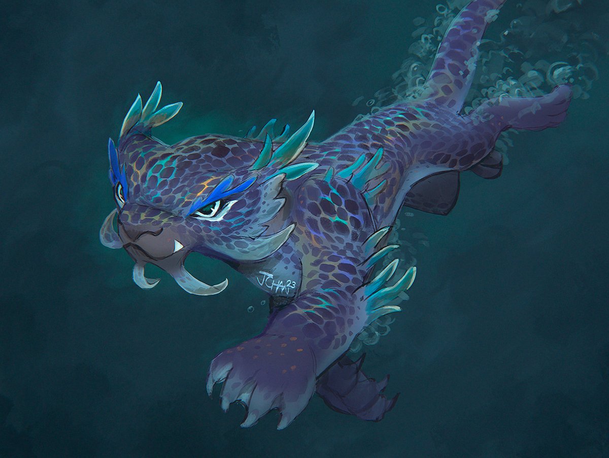 WATER PANTHER for #creatuanary!