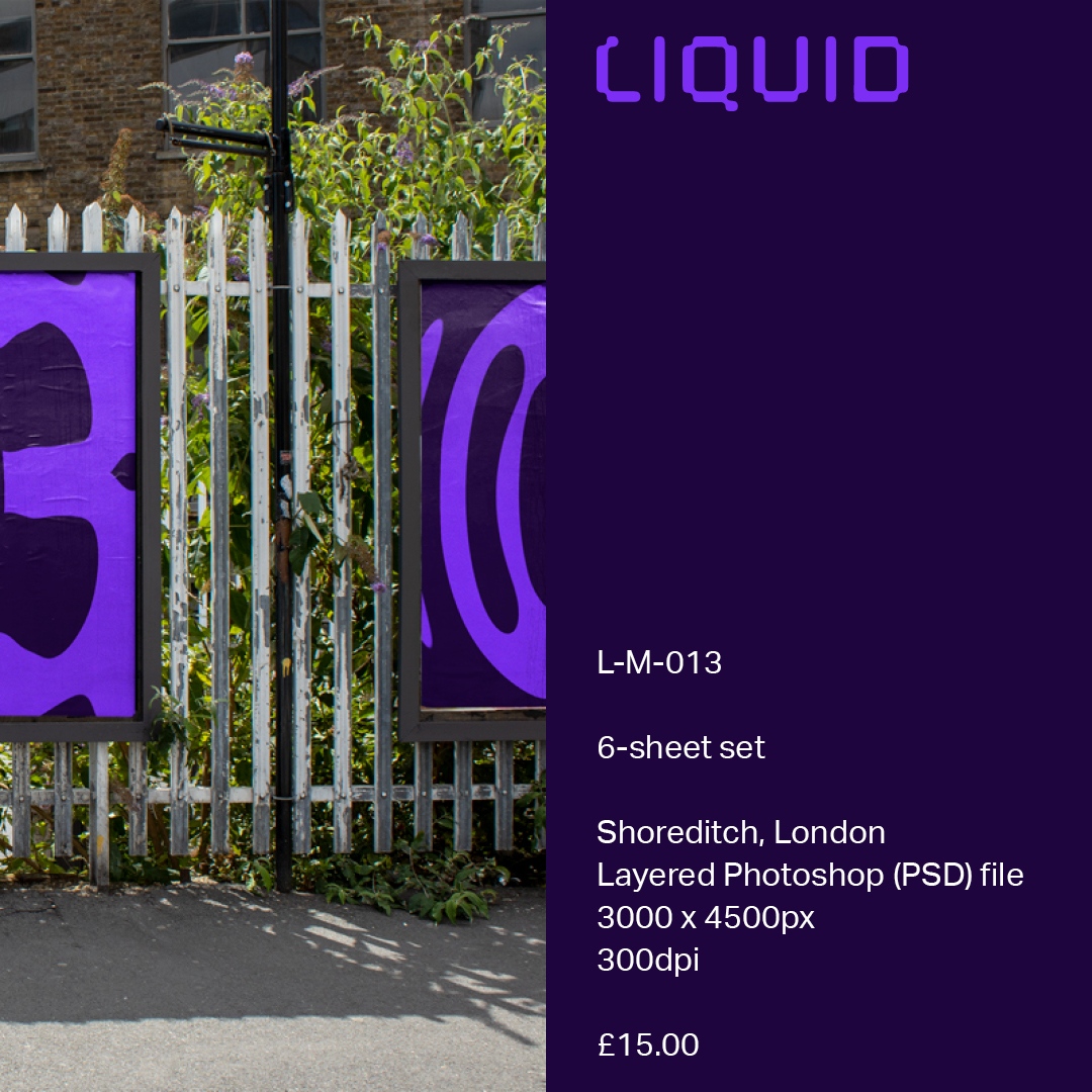 Liquid_Mockups's tweet photo. L-M-013⁠

6-sheet set⁠

📍 Shoreditch, London⁠

#liquidmockups #graphicdesign #design #mockup #branding #designer #mockupdesign #marketing #presentation #template #download #psd #showcase #photoshop #creative #photography https://t.co/t3NDlBB1Hx