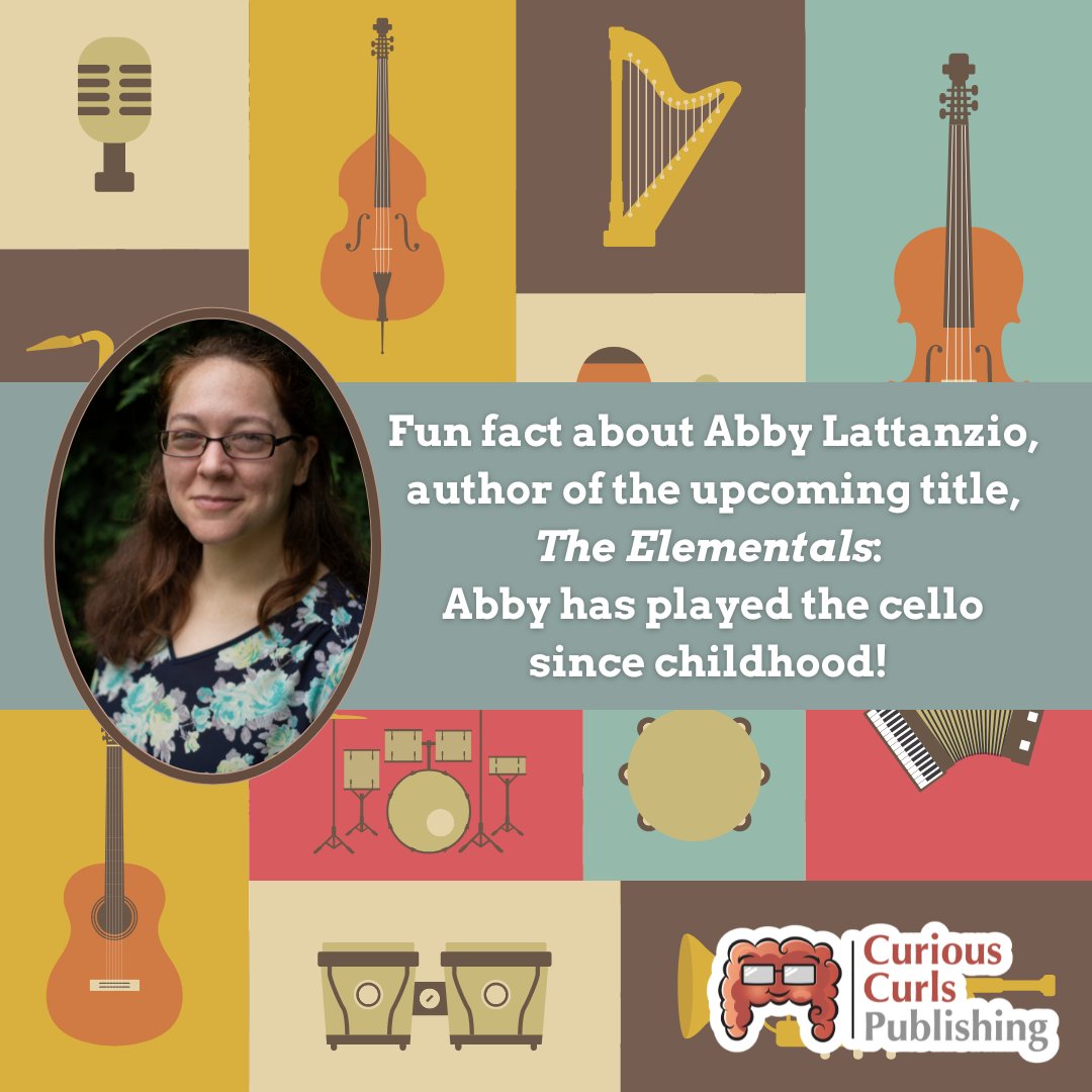 CuriousCurlsPub's tweet image. Fun Fact Friday 🎶

Do you play an instrument?

#abbylattanzio #theelementals #fantasybookrecs #upcomingreleases #comingsoon #fantasyreader #musiciansoftwitter #music #cello #funfactfriday #authors #curiouscurlspublishing #smallpublisher