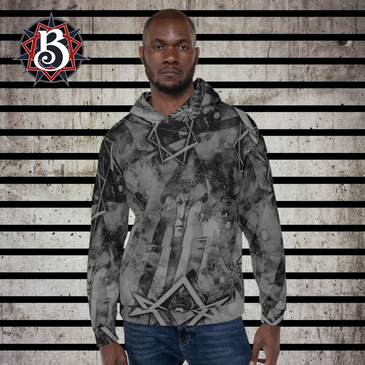BrimstoneApp's tweet photo. The latest addition to my shop: Distressed Unisex Hoodie #crowley #thelema #magick #witchcraft #occult #etsy https://t.co/2r3yJxPqrJ https://t.co/qqBD9oPD22