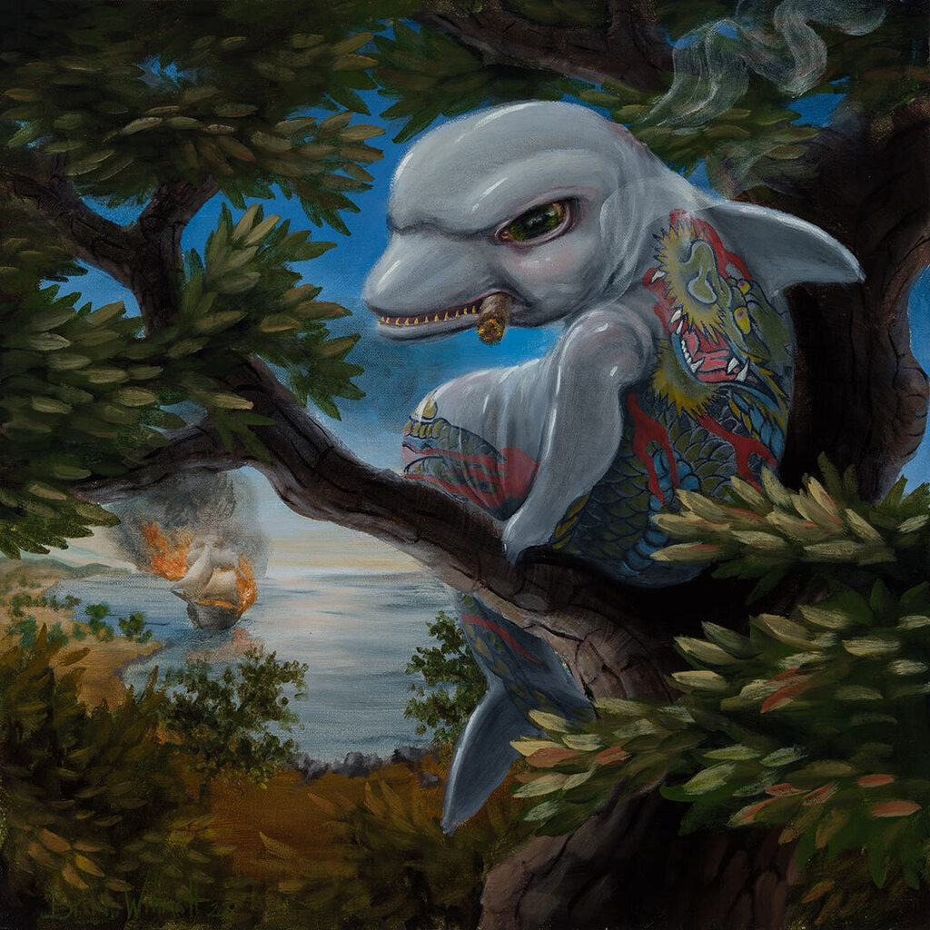 wowbywow's tweet photo. 'Ethereal Orchard' is our current group exhibition (link in bio).
•
This wonderful painting is AVAILABLE as part of the show:
•
'Sweet Revenge' by Brady Willmott (@bradywillmott), oil on wood panel, 12" x 12"
•
All available works may be purchased di… https://t.co/0TadMitJlg https://t.co/WDhhUr7NX0