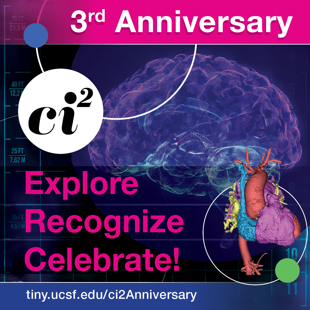 UCSF Center for Intelligent Imaging (@ucsf_ci2) on Twitter photo We're preparing an exciting line-up of lectures, debates, workshops, symposiums & other events to celebrate the third anniversary of <a href="/UCSF_ci2/">UCSF Center for Intelligent Imaging</a>. Read more about the significance of this "birthday" here! tiny.ucsf.edu/ci2anniversary We're preparing an exciting line-up of lectures, debates, workshops, symposiums & other events to celebrate the third anniversary of <a href="/UCSF_ci2/">UCSF Center for Intelligent Imaging</a>. Read more about the significance of this "birthday" here! tiny.ucsf.edu/ci2anniversary