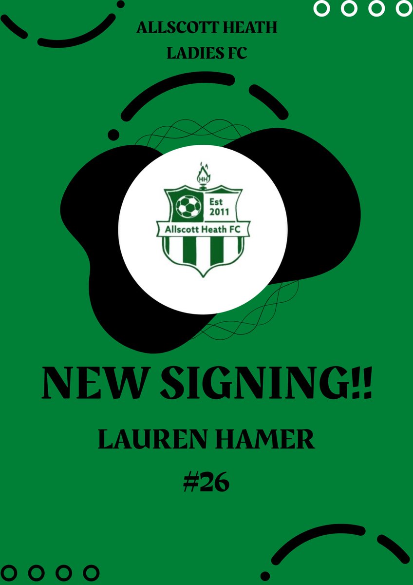 AllscottLadies's tweet photo. 🟢⚫️
NEW SIGNING!!

Lauren Hamer #26

Lauren Hamer will wear the number 26 shirt for 22/23 season. 
#thefemalemonners https://t.co/pPNZWPpXz4