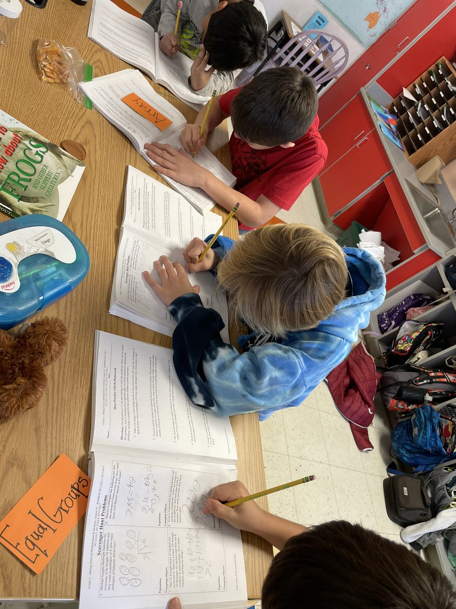 ThompsonFWES's tweet photo. We had a lot of fun playing Strategy Steal in math today! What they liked: working furiously fast with friends! What I liked: they had to analyze each problem and think carefully about what strategy they wanted to steal. #FWESDestinationLearning https://t.co/414heUBRvR