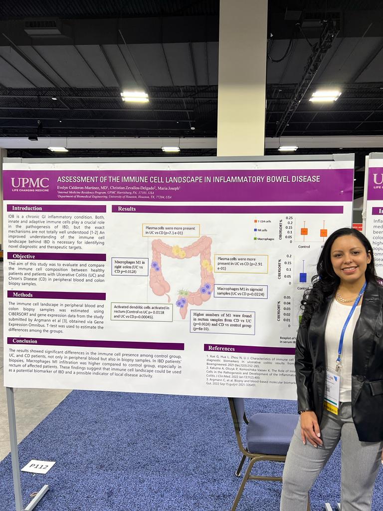 evelyncm_md's tweet photo. Honored to attend and present our research at #CCCongress23
Thanks! @AmerGastroAssn @CrohnsColitisFn 

#MedTwitter https://t.co/JCWLpaWT5G