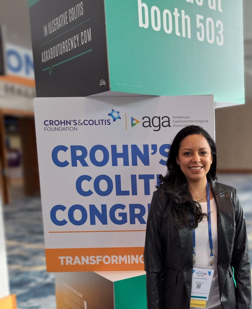 evelyncm_md's tweet photo. Honored to attend and present our research at #CCCongress23
Thanks! @AmerGastroAssn @CrohnsColitisFn 

#MedTwitter https://t.co/JCWLpaWT5G