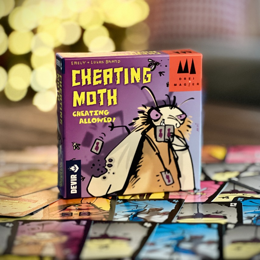Devir Games on X: Cheating Moth has arrived! 🪲 The game not only allows  cheating but also encourages it!  / X